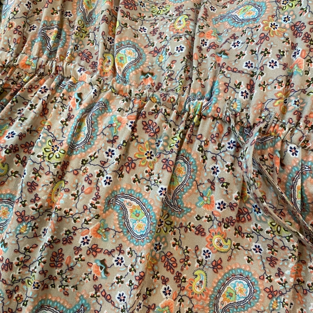 C&C California Paisley Side Slit Print Maxi Dress - S - Picture 6 of 8